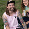 man and woman enjoying smooj