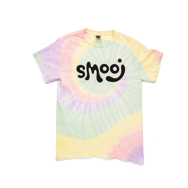 Rainbow Tie-Dye Logo Tee – Smooj